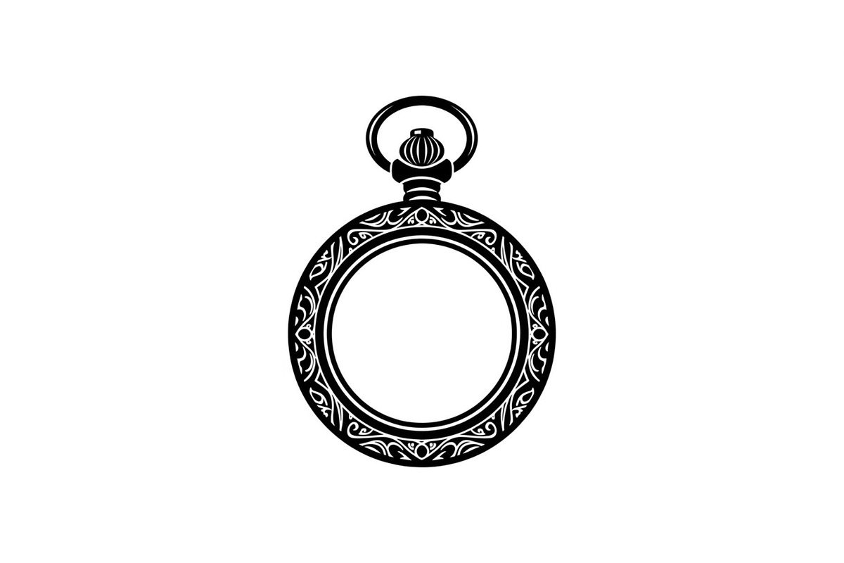 Vintage Pocket Watch SVG Bundle, an Illustration by yasushie (Photo 31 of 31)