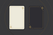 Vector Tarot Card Frame Templates, a Decorative Illustration by PsychocheArt (Thumbnail 4 of 9)