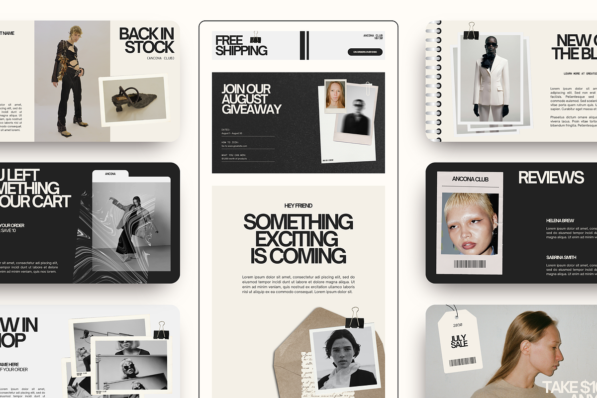 Email Marketing Newsletter Template, an Email Template by Branding Babe Co. (Photo 1 of 10)