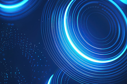 Abstract Blue Geometric Shapes, Gene, a Background Photo by LOGOCREATIVE