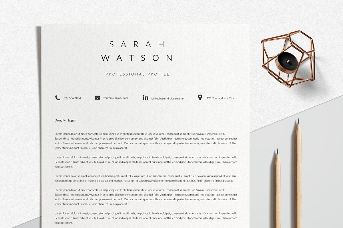 Creative Resume Design Professional, a Resume Template by LucaTheme (Photo 3 of 10)