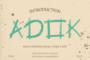 Adok decorative serif font, a Serif Font by CHIMERA (Thumbnail 1 of 9)