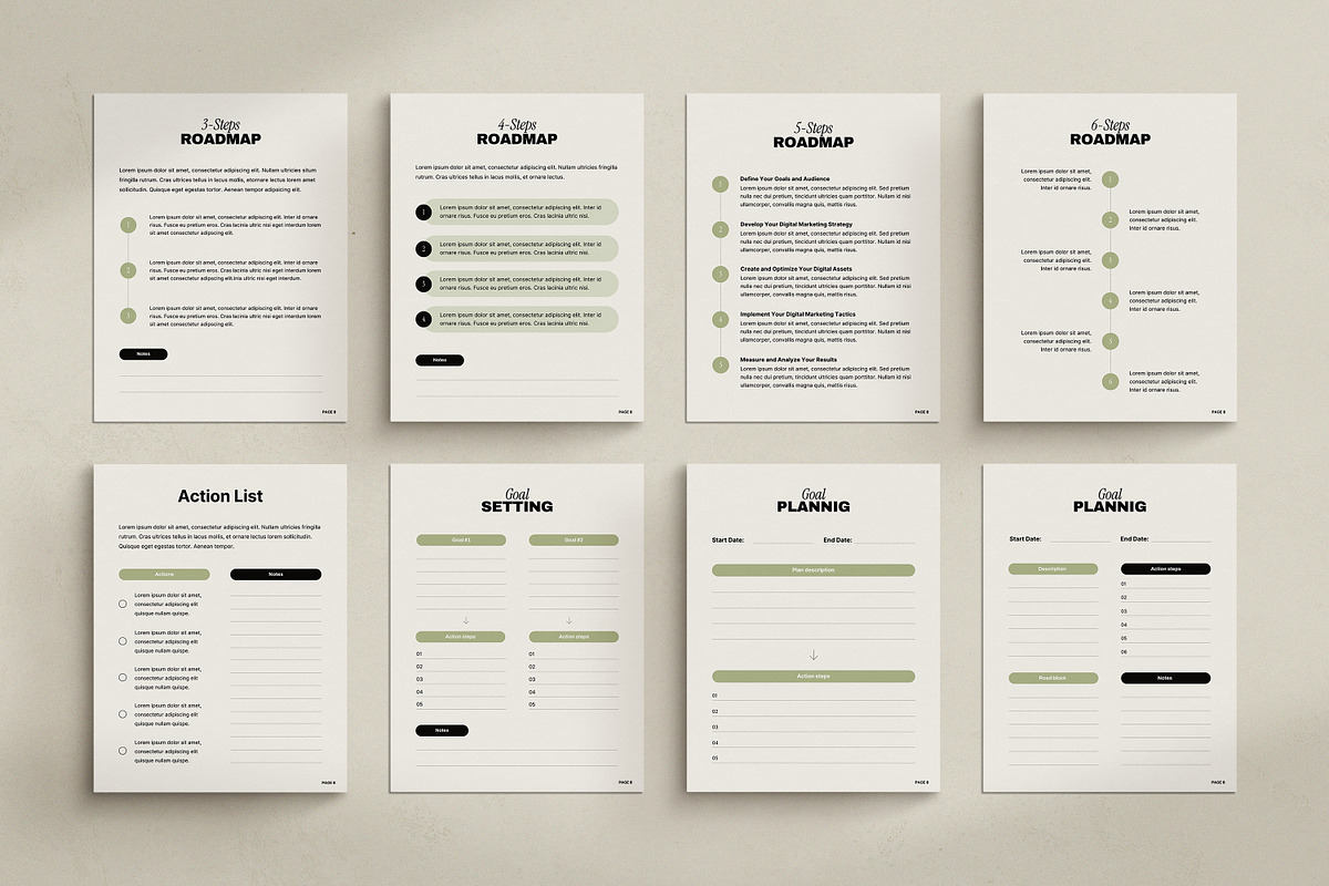 ADE / 2in1 Ebook & Workbook Kit, a Magazine Template by Wildnun Studio (Photo 32 of 46)