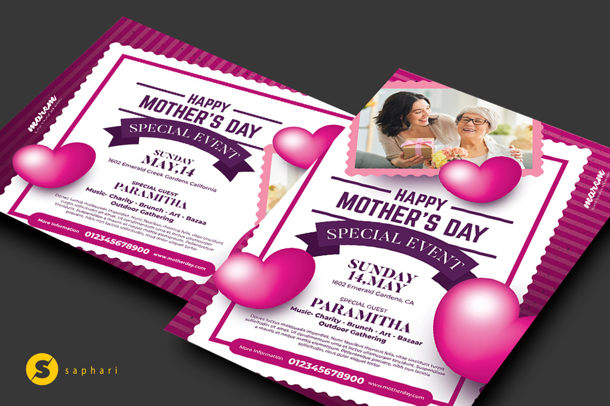 Mother's Day, a Flyer Template by Saphari (Photo 1 of 3)