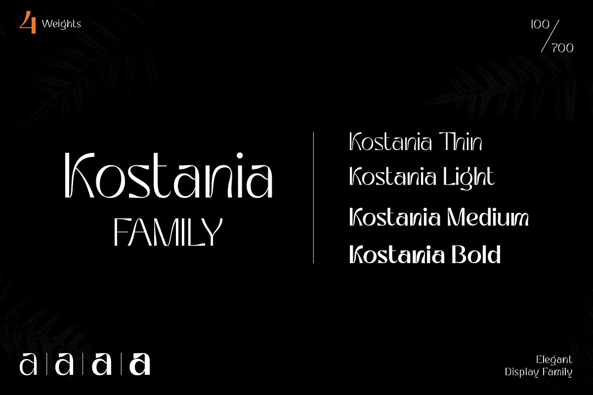 Kostania - Unique Display Font, a Sans Serif Font by Ekahermawan (Photo 2 of 13)