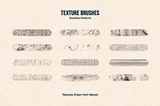Procreate Texture Brushes, a Brush Add-On by pixelbuddha.net (Thumbnail 5 of 7)