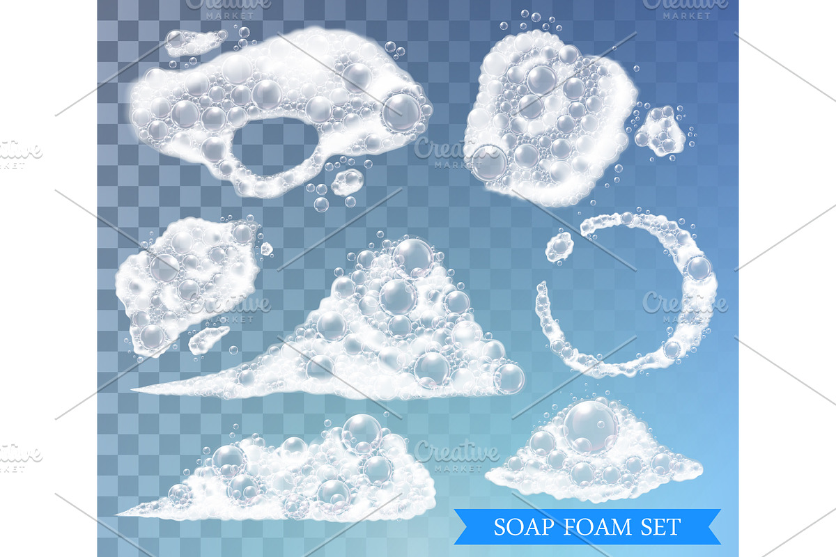 Realistic soap foam, a Decorative Illustration by Yayasya (Photo 1 of 3)
