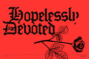 Doomer TM – Distressed Blackletter, a Blackletter Font by Type Mania (Thumbnail 9 of 10)