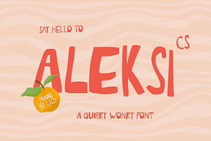 CS Aleksi – Ugly Display Font, a Sans Serif Font by Craft Supply Co.
