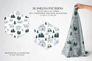White Polar Bears, an Animal Illustration by CrystalinaShop (Thumbnail 5 of 8)