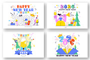 12 Happy New Year 2026 Illustration, a Seasonal Illustration by denayunebgt (Thumbnail 2 of 4)