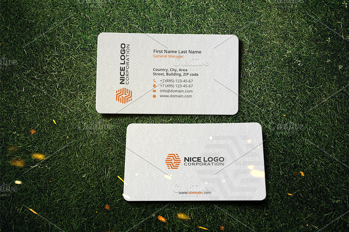 parquet business card, a Business Card Template by Indigo Graphic Shop (Photo 8 of 8)