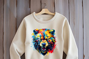 Colorful angry wolverine head., an Animal Illustration by yod67 (Thumbnail 6 of 8)