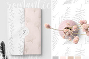 Romantic Leaves Collection, a Pattern Graphic by Youandigraphics (Thumbnail 2 of 19)