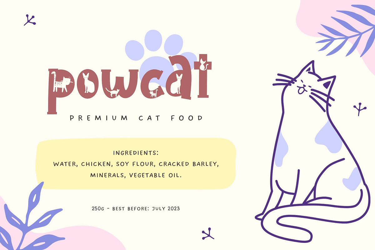 Pimpaw Cat, a Slab Serif Font by Yoga Letter (Photo 4 of 6)