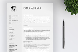 Resume Template 4 pages