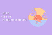 Tropical Summer Paper Cut Set, a Decorative Illustration by Minkina (Thumbnail 4 of 4)