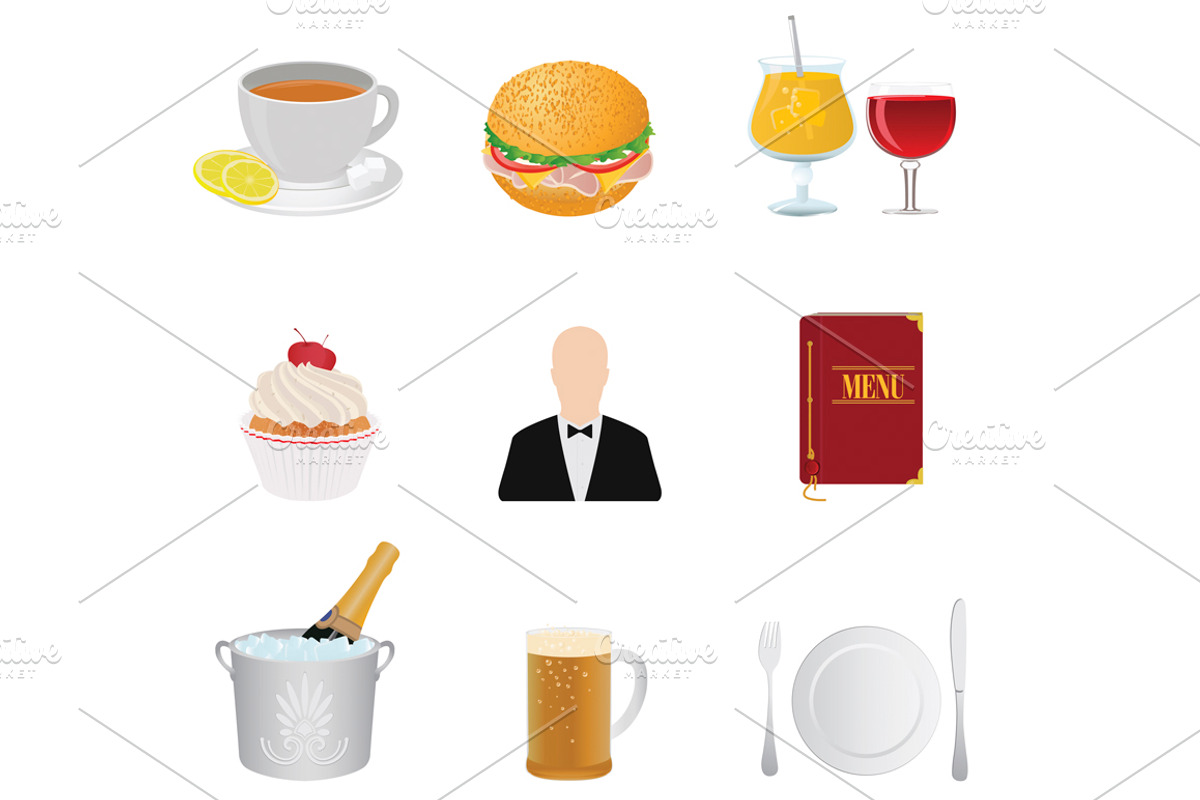 Restaurant icons