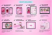 Pink Brand Kit 1000 Templates, a Social Media Template by CopertiniStudio (Thumbnail 2 of 8)