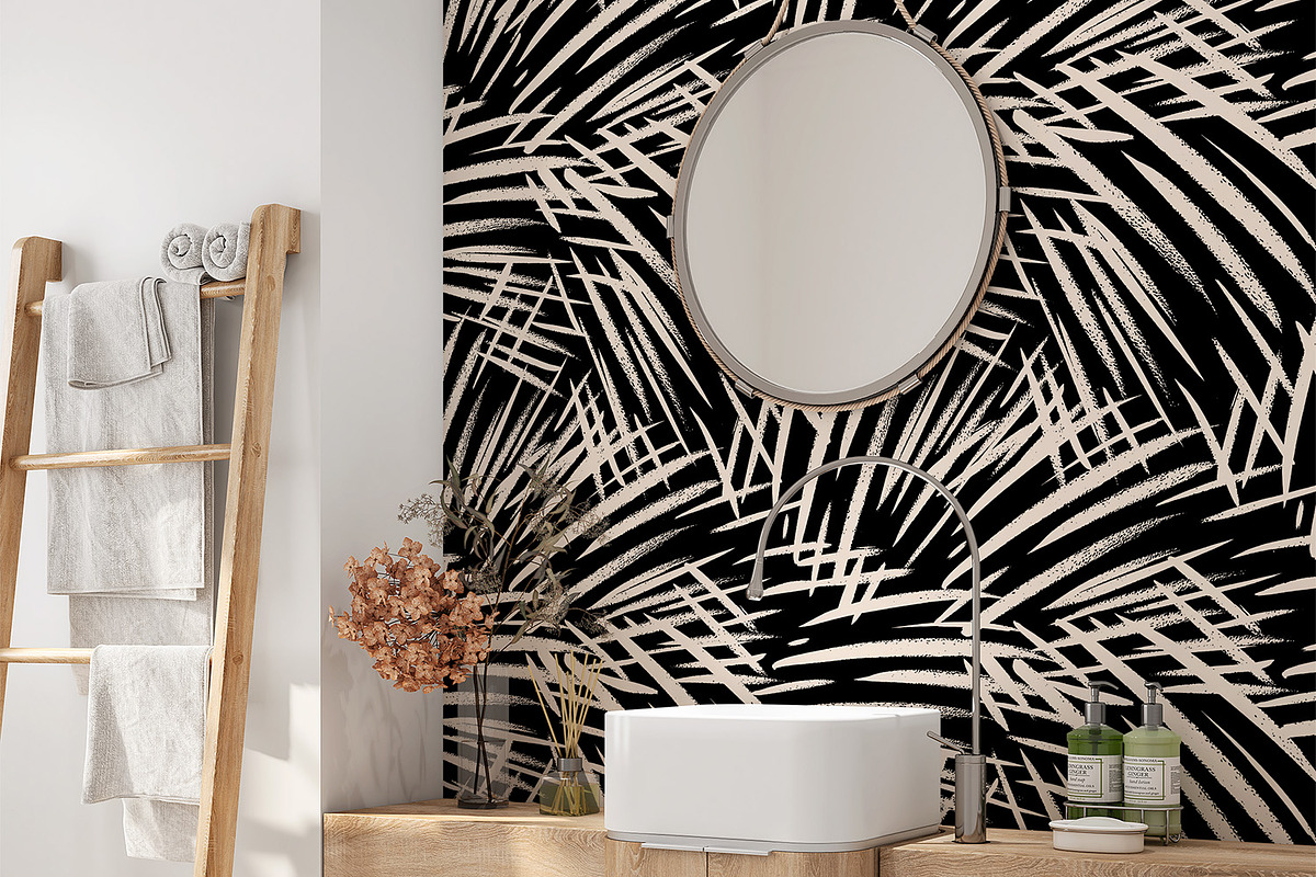 Brush Painted Striped Texture, a Wallpaper Graphic by MalyskaStudio (Photo 2 of 6)