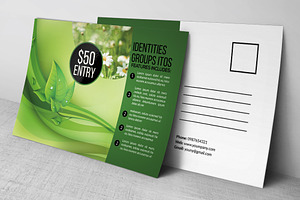 Green Energy Postcard Templates