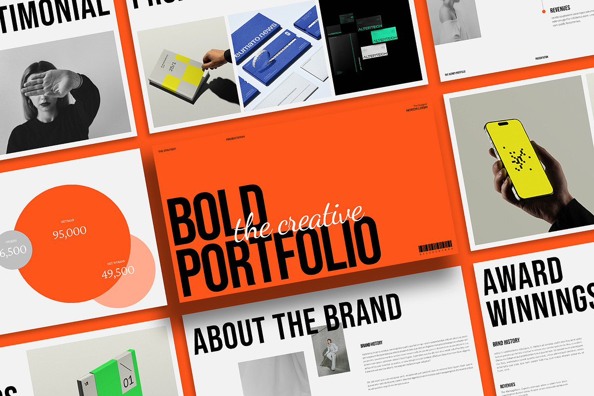 Creative Studio Portfolio Template, a Presentation Template by Devators (Photo 3 of 7)