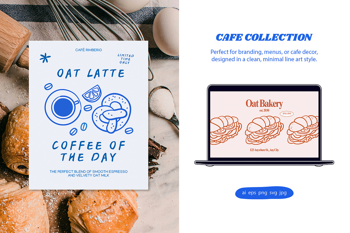 The Cafe Menu, a Food Illustration by Sweet Corner (Photo 5 of 11)