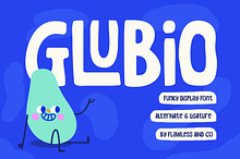 Glubio - Funky Display Font