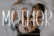 Mother, a Sans Serif Font by FreshTypeINK (Thumbnail 1 of 8)
