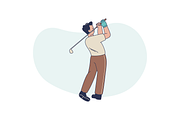 Golf Tournament Illustration, an Object Graphic by Jump Studio (Thumbnail 8 of 12)
