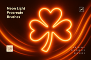 Neon Light Procreate Brushes, a Brush Add-On by GearShift (Thumbnail 1 of 6)