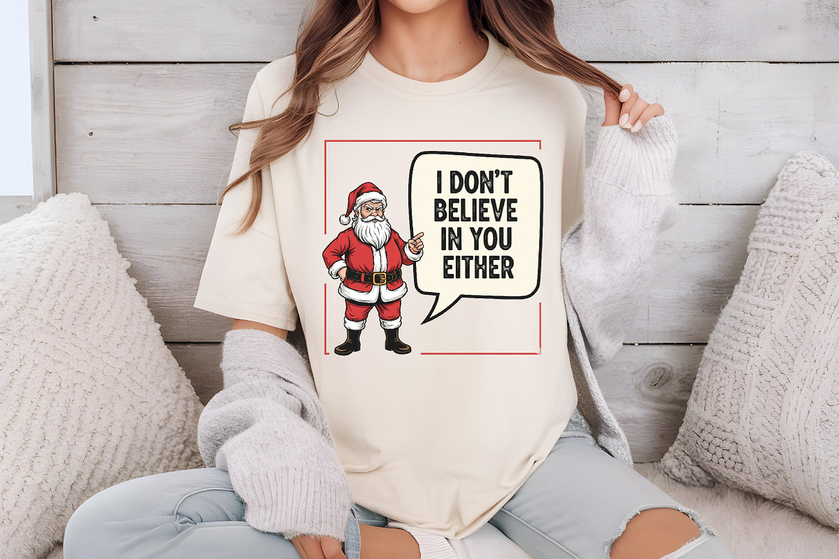 Funny Christmas Santa Claus Sublimat, an Illustration by Libby Wishes (Photo 6 of 6)