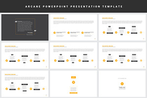 Arcane Powerpoint Presentation