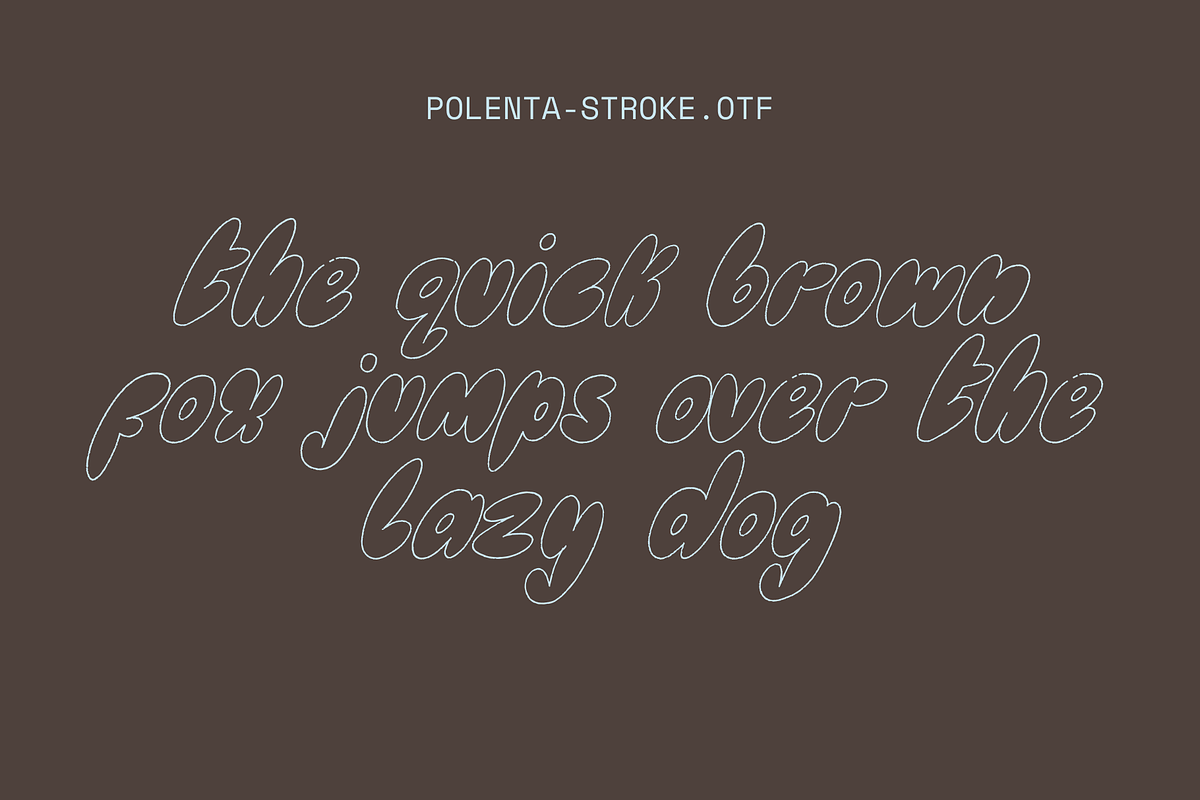 POLENTA — soft fluffy bubble font, a Handwritten Font by Studio Noppo (Photo 4 of 5)