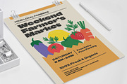 Weekend Local Farmer Market, a Poster Template by Me55enjah Design (Thumbnail 4 of 4)