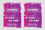 Live Music Event Flyer, a Flyer Template by PenciGraphics (Thumbnail 2 of 3)