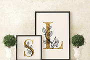 THORN Floral Gold Alphabet, a Decorative Illustration by Olga Begak Art & Design (Thumbnail 6 of 8)