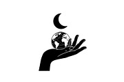 Hand Globe Silhouette Bundle, an Illustration by Designs_River (Thumbnail 11 of 31)