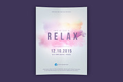 Relax Flyer PSD Template, a Flyer Template by M K GRAPHICS (Thumbnail 1 of 2)