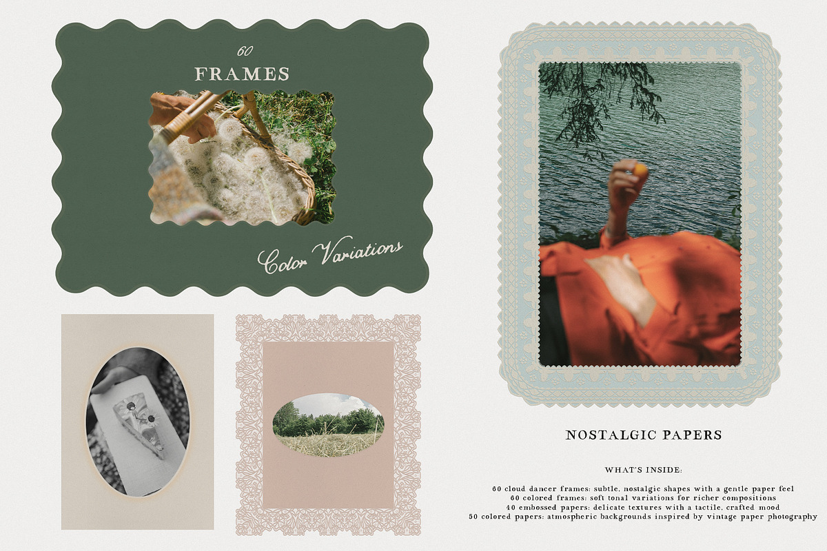 Nostalgic papers & frames, a Texture Graphic by Purple (Photo 10 of 20)