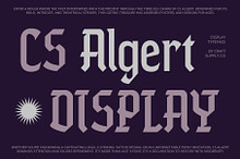 CS Algert – Blackletter Font