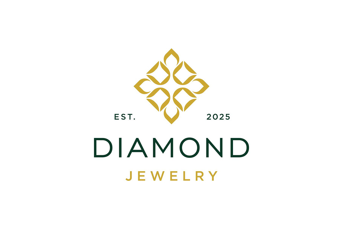 Monogram Letter D Diamond Logo, a Branding & Logo Template by Buqancreative (Photo 2 of 2)