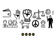 Social Justice Icon Svg Pack, an Illustration by designvectx (Thumbnail 3 of 3)