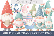 Christmas Gnomes Clipart, an Illustration by Designworld (Thumbnail 1 of 6)