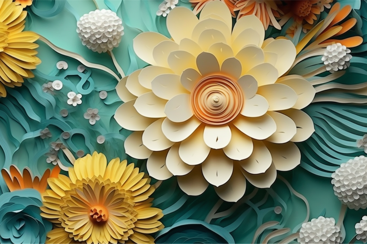 Stunning 3D Flower Backgrounds, a Graphic by Whiskey Bee Boutique (Photo 9 of 11)