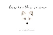fox in the snow, a Handwritten Font by Roland Huse Design (Thumbnail 1 of 3)
