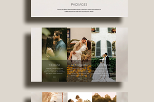 Wedding Photographer Website WIX