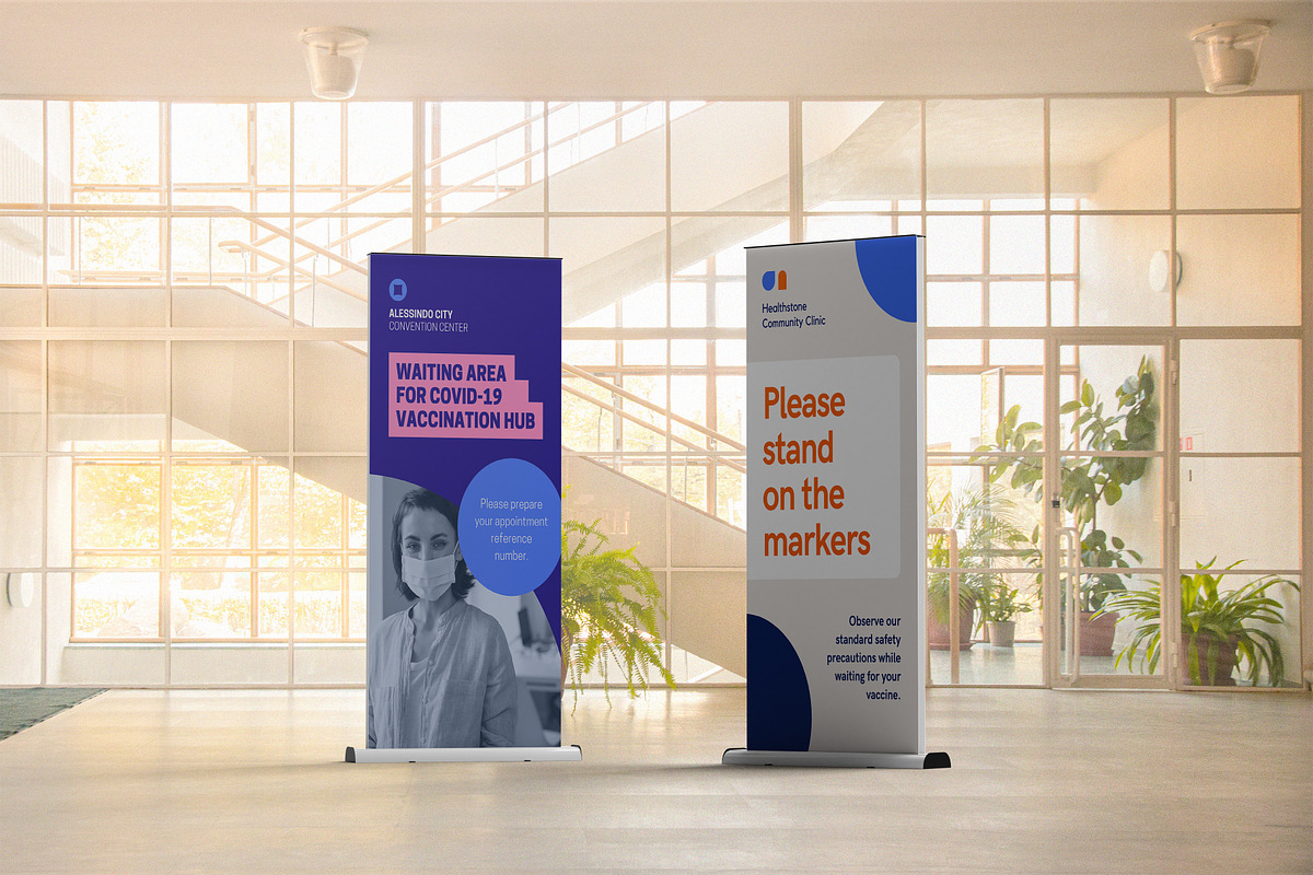 Roll Up Banner Mockup, an Advertising Mockup by 2M GRAPHICS DESIGN (Photo 4 of 4)
