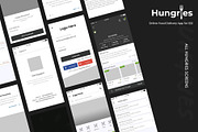 Hungries Wireframe UI Kit for Food, an UI Kit Template by SyalUIUX (Thumbnail 5 of 9)