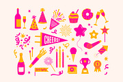 Celebration Graphics Vector Pack, an Object Graphic by Sungy Side Up (Thumbnail 2 of 8)